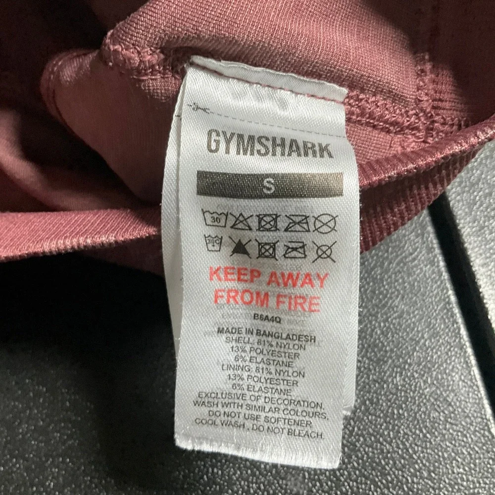 Gymshark Snakeskin Print Criss Cross‎ Back Padded Gym Yoga Sports Bra Sz S